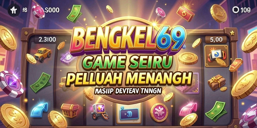 Tangkapan layar gameplay BENGKEL69 yang menarik saat memutar gulungan slot.