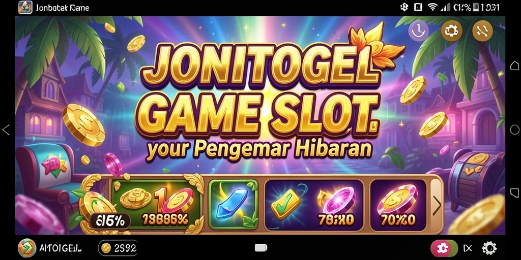 Gameplay menarik dalam JONITOGEL dengan grafis slot yang memukau.