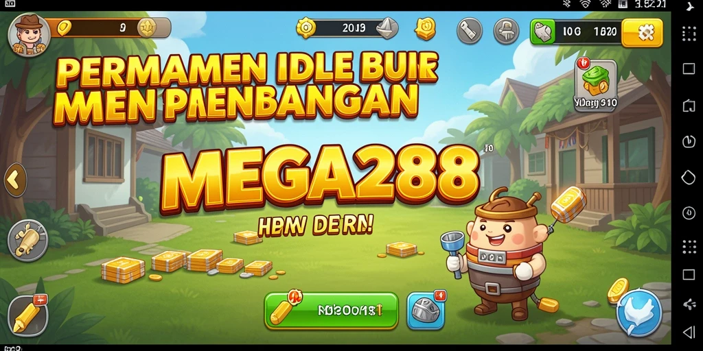 Screenshot gameplay MEGA288 yang menampilkan aksi Idle yang seru.