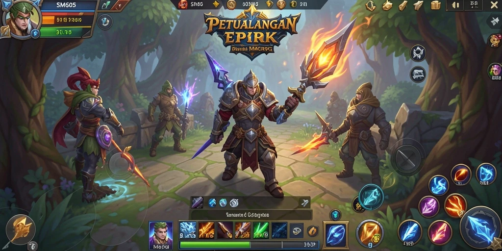 Gameplay menarik SM605 dalam dunia MMORPG penuh aksi.