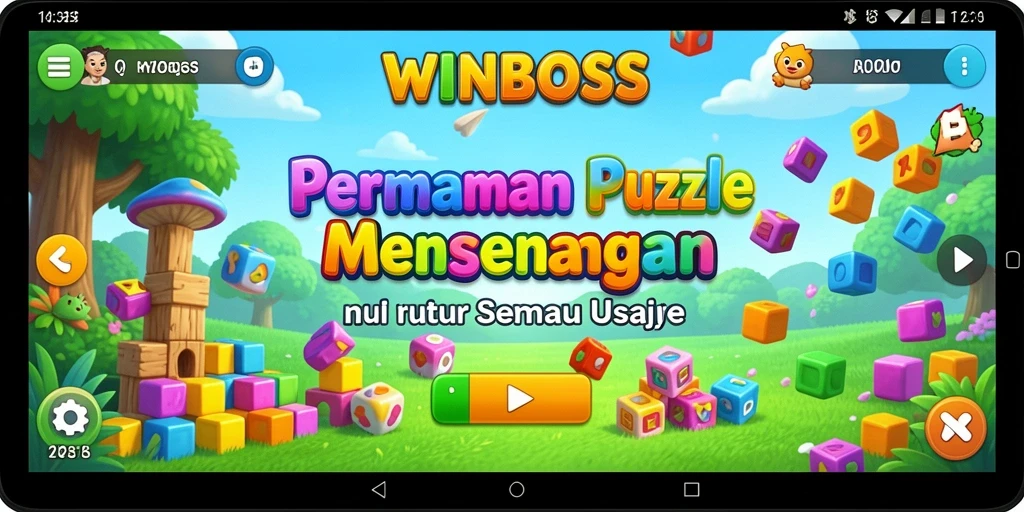 Tampilan screenshot gameplay <strong>WINBOSS</strong> yang menarik dengan level teka-teki yang menantang.